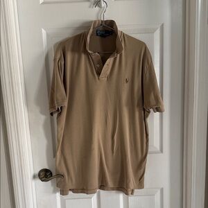 Tan Vintage Ralph Lauren Polo